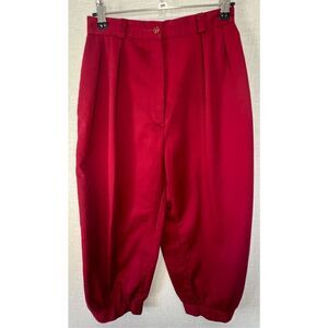 California Jam Vintage Maroon Balloon Pants With Pockets